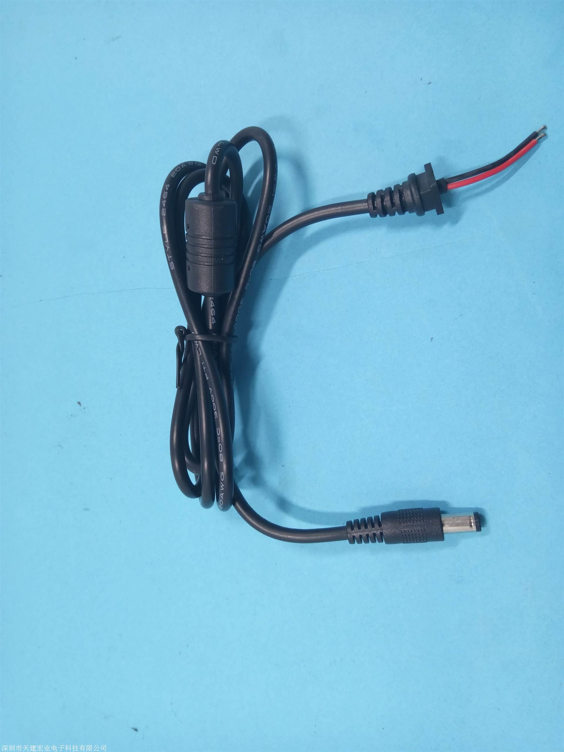 dc电源线 公母插头 2px0.75平方户外led桥梁景观灯 电子防水线