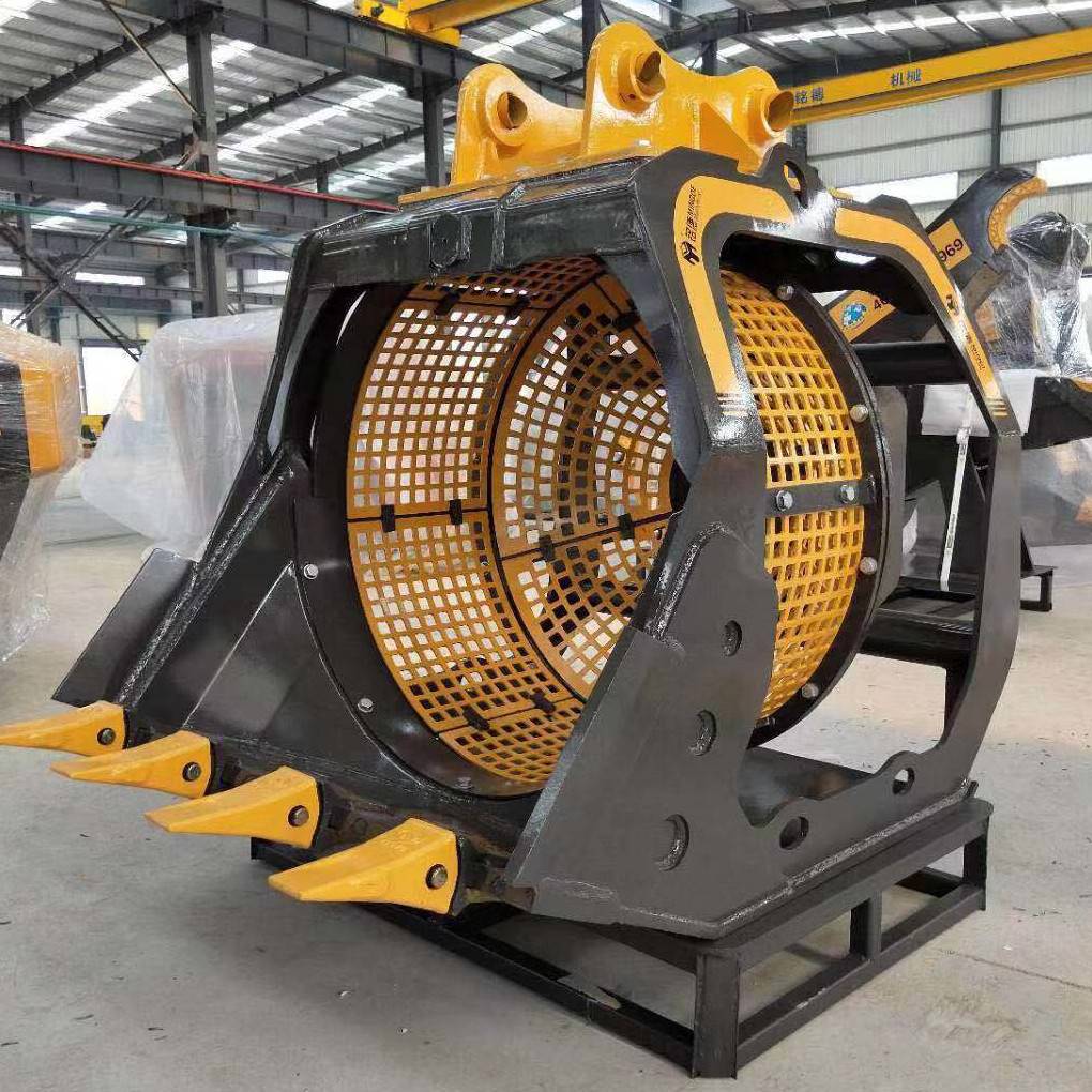 安徽挖机旋转筛好不好用 滚筒筛哪里有生产的