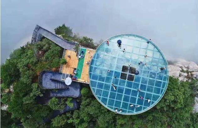 大型景区游乐设施玻璃观景平台