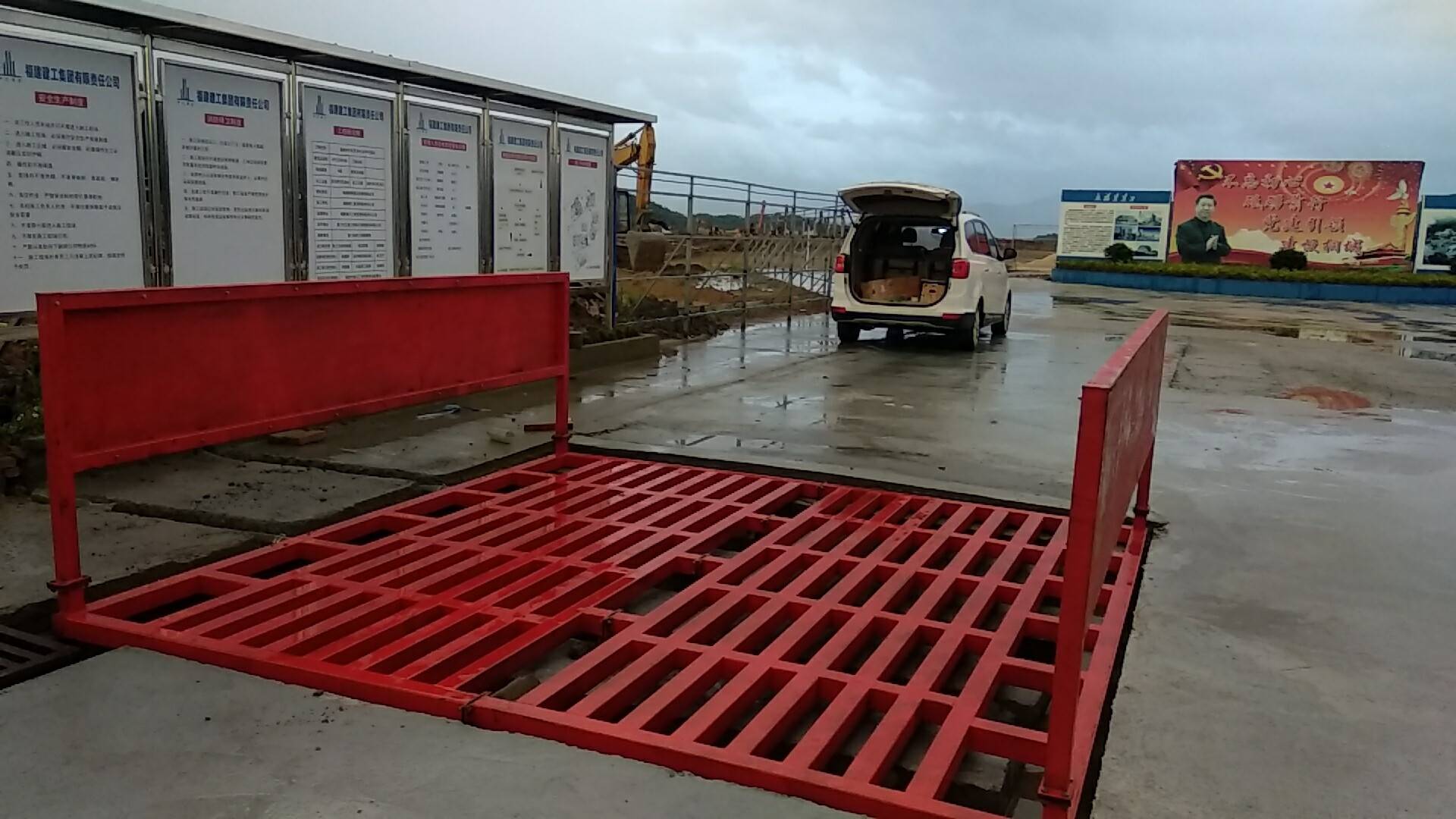 西安水泥厂洗车台- 汉中采石场洗车台图片