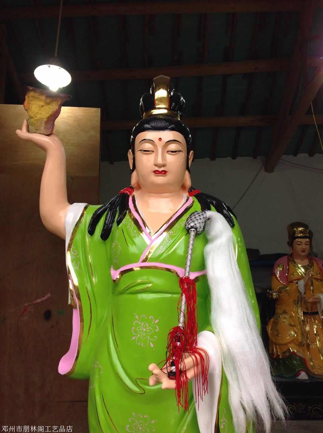 九天佛像玻璃钢王母娘娘像托天老母像厂家定制