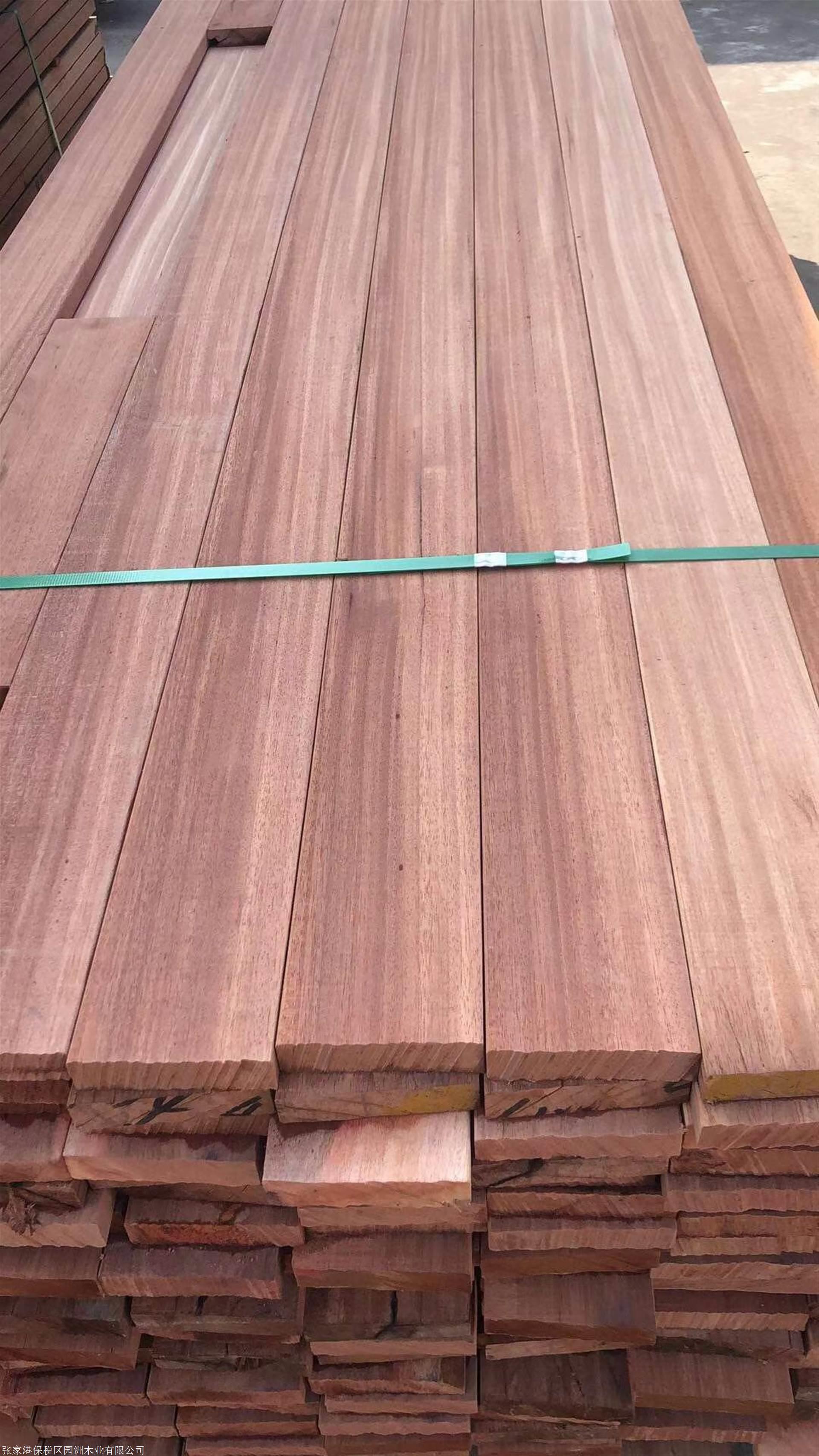 厂家销售定制户外唐木花架唐木进口板材加工园洲木业
