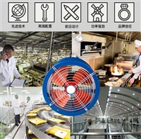 凯亿定制 T35玻璃钢轴流风机 碳钢材质低噪音8000风量