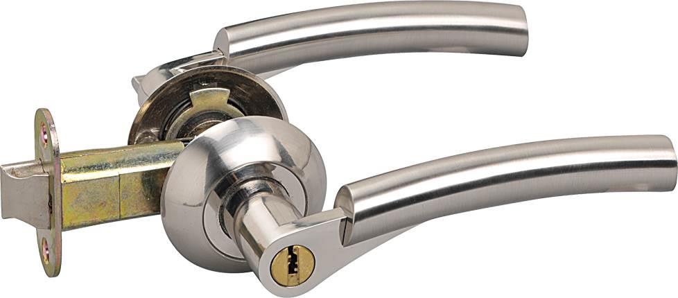 yaju中山雅居锁三杆插芯执手锁锌合金房门锁