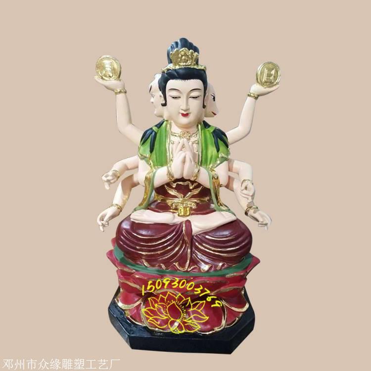 北阴乾元大梵紫光圣母佛像道教斗姆元君神像特价出售