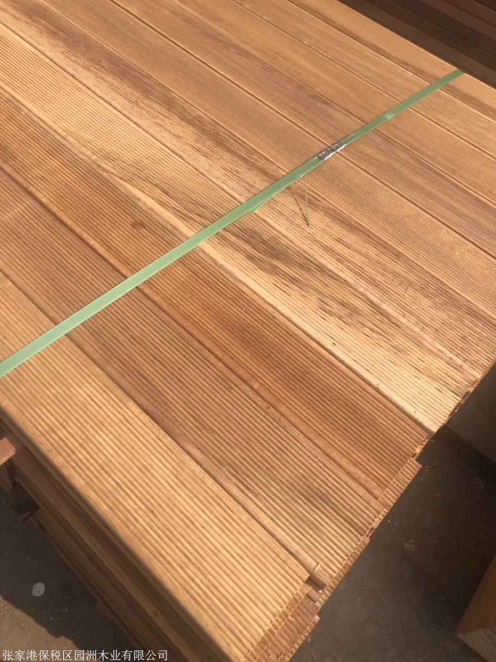 精品户外柳桉木开槽地板菠萝格开槽地板厂家销售定制