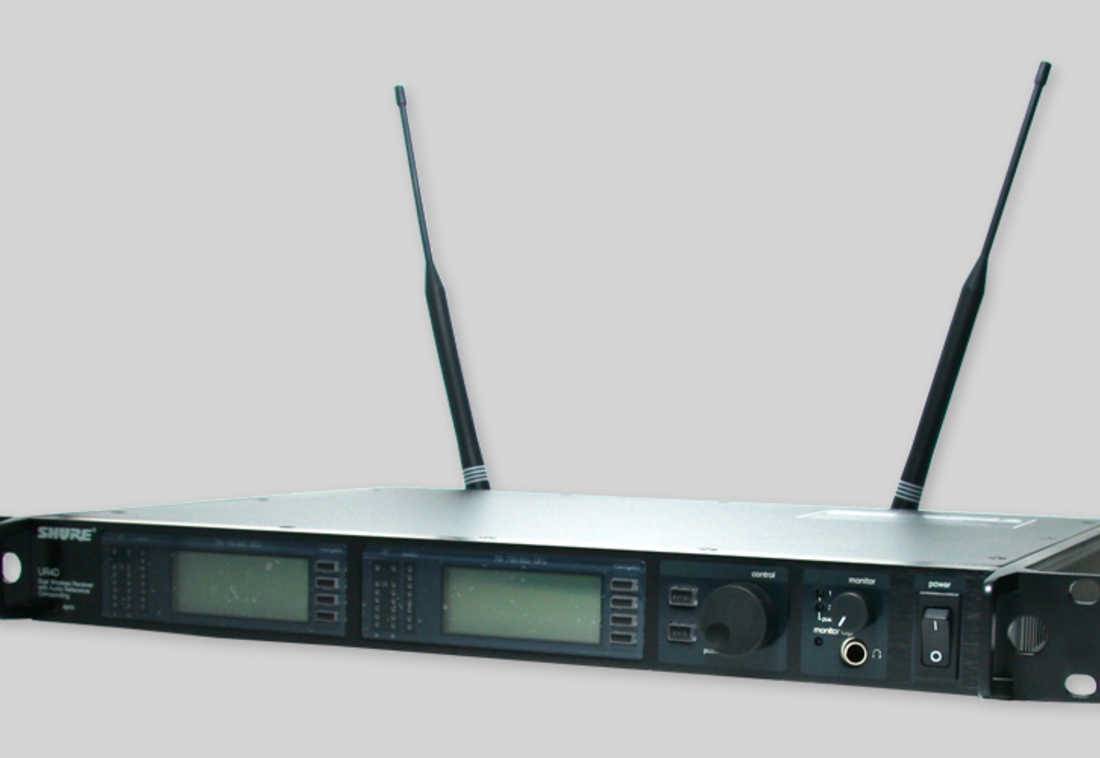 shure舒尔ur4d  双通道无线接收机可级联