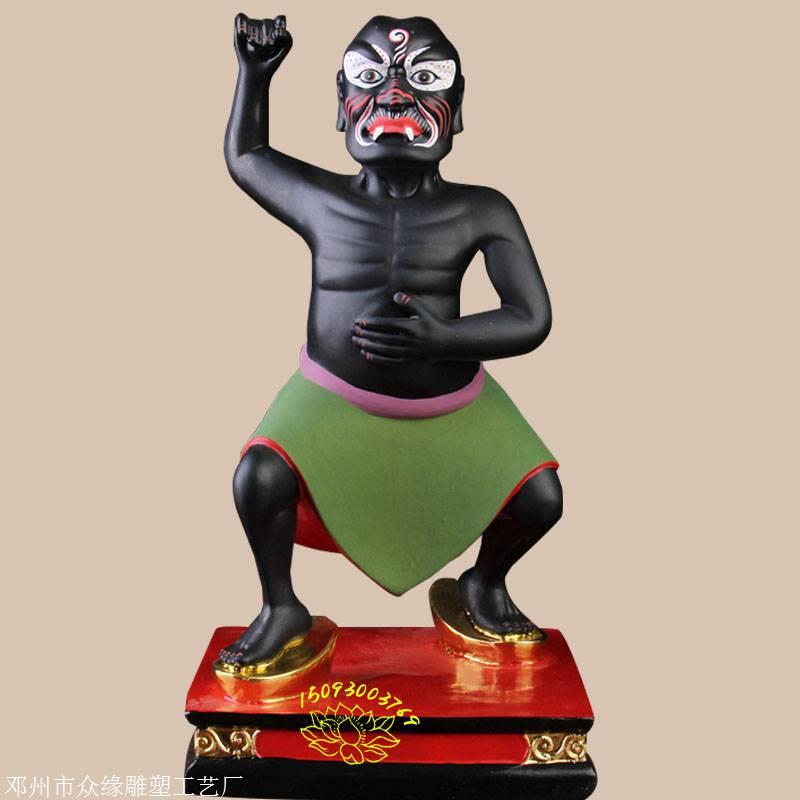 树脂彩绘佛像批发小鬼判官神像图片雕像厂家供应电话