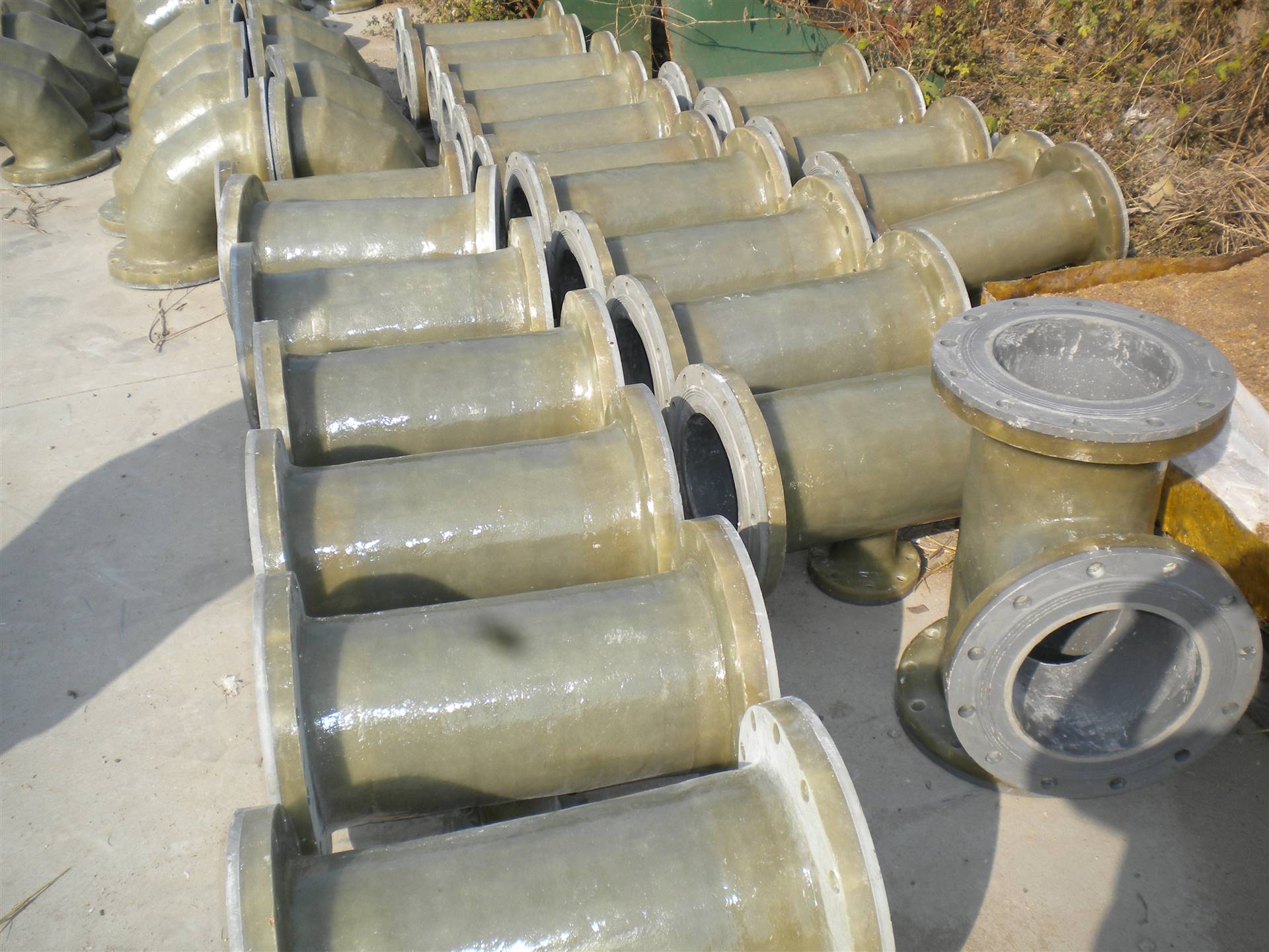 玻璃钢管道管件 玻璃钢弯头 玻璃钢法兰