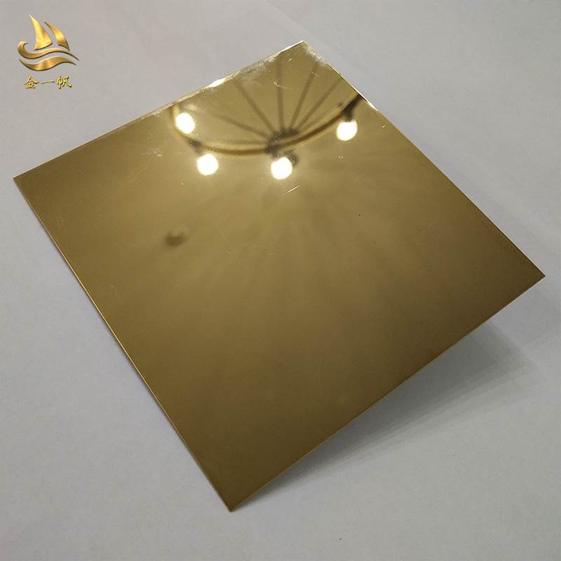 钛金不锈钢板 电镀不锈钢板 钛金镜面不锈钢板加工定制