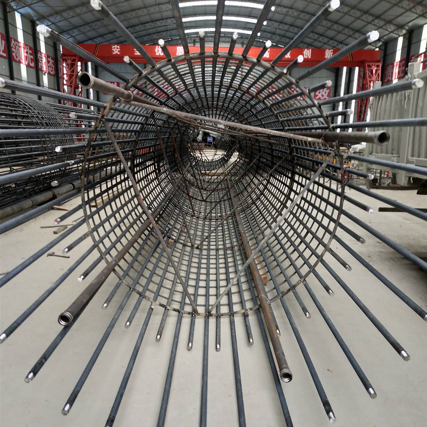 钢筋笼成型机钢筋笼主筋间距计算绕筋速度均匀可调