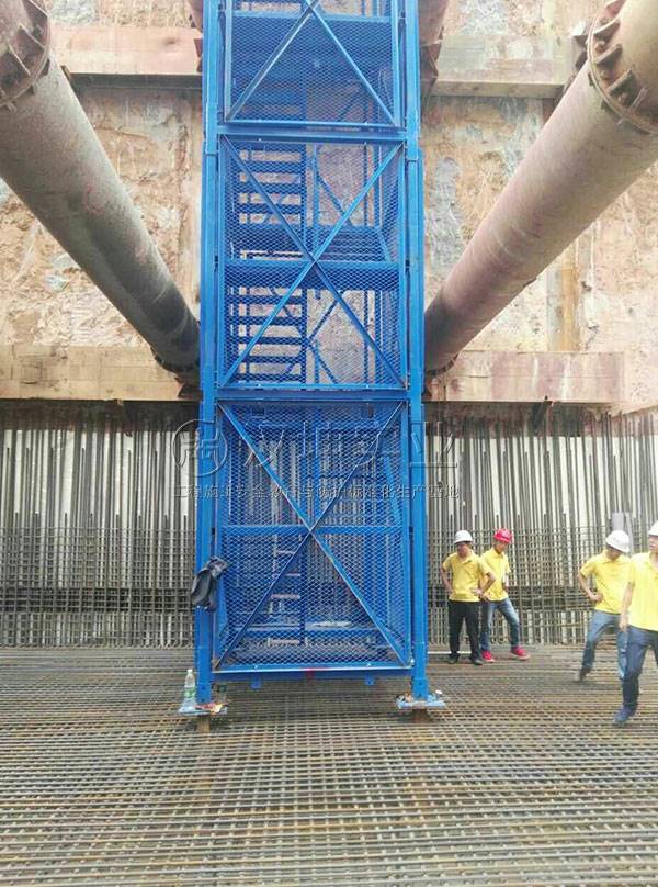 高墩安全爬梯,安全施工爬梯,汉坤实业