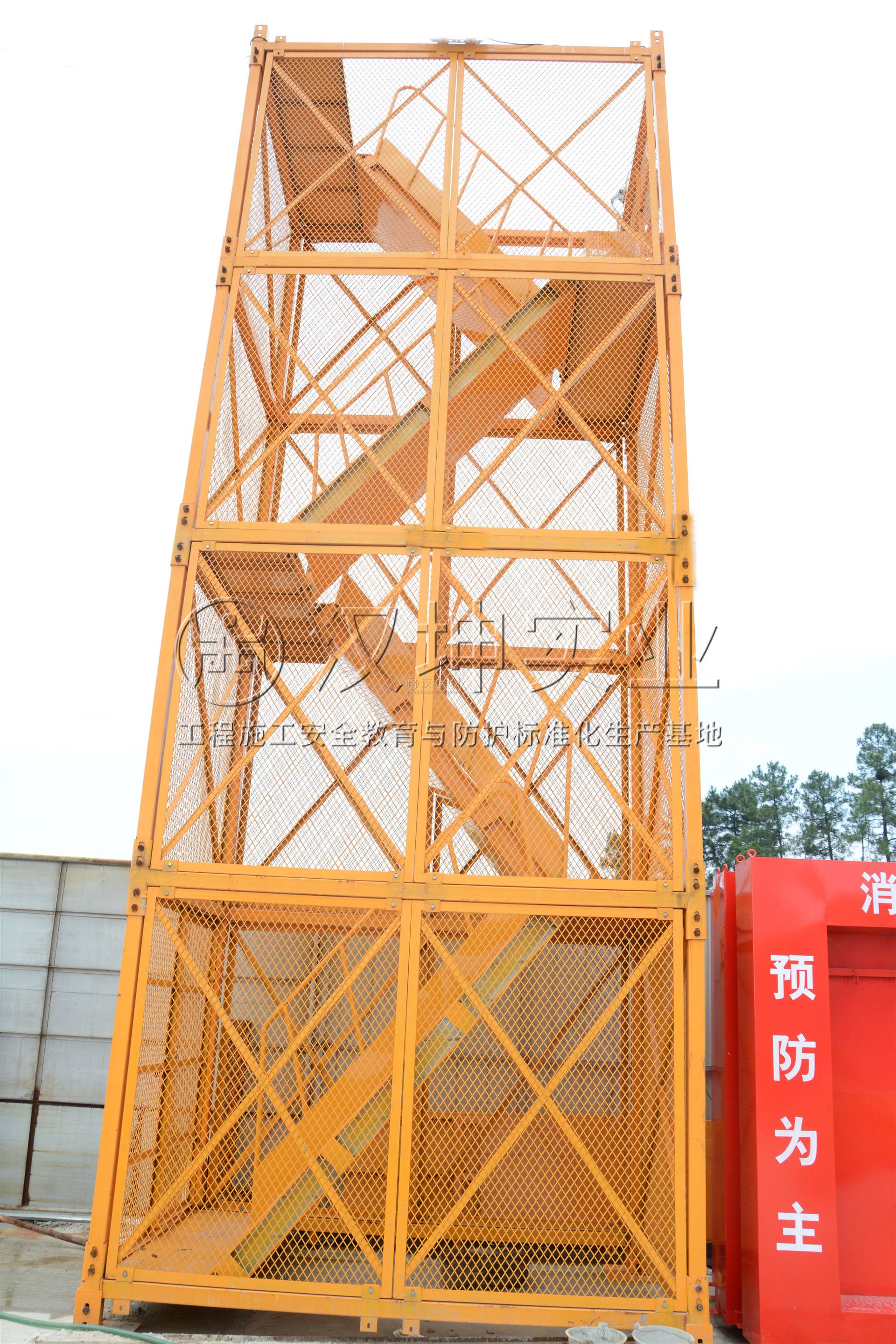 桥墩柱爬梯安装桥梁安全爬梯防护