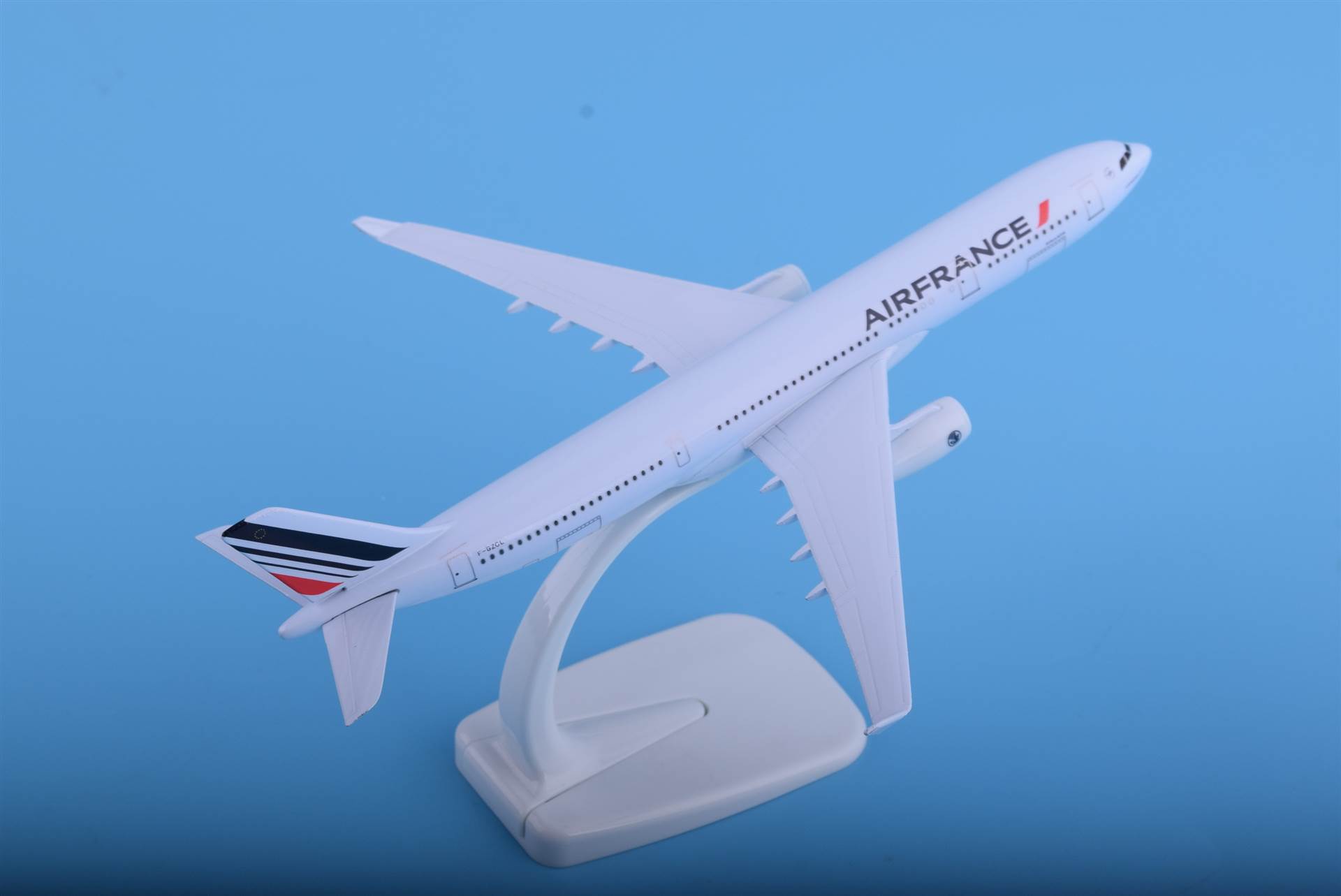 飞机模型航空模型a330法航20cm金属飞机模型合金空客机模飞模航模