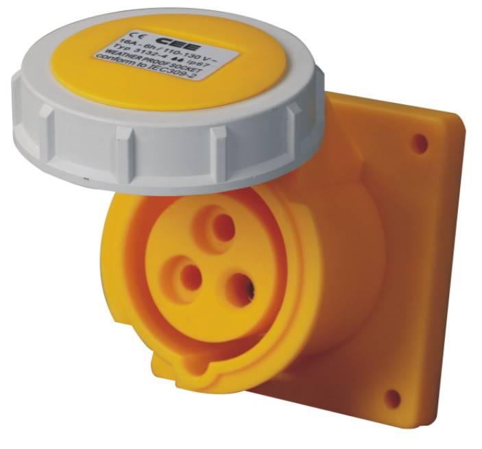 5级工业插头插座63a工业防水插座220-380v