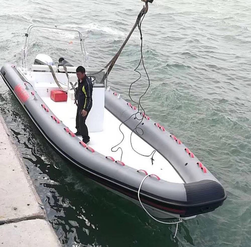 渔尚rib900玻璃钢钓鱼艇海钓艇巡逻艇基本介绍全长9米,总宽2