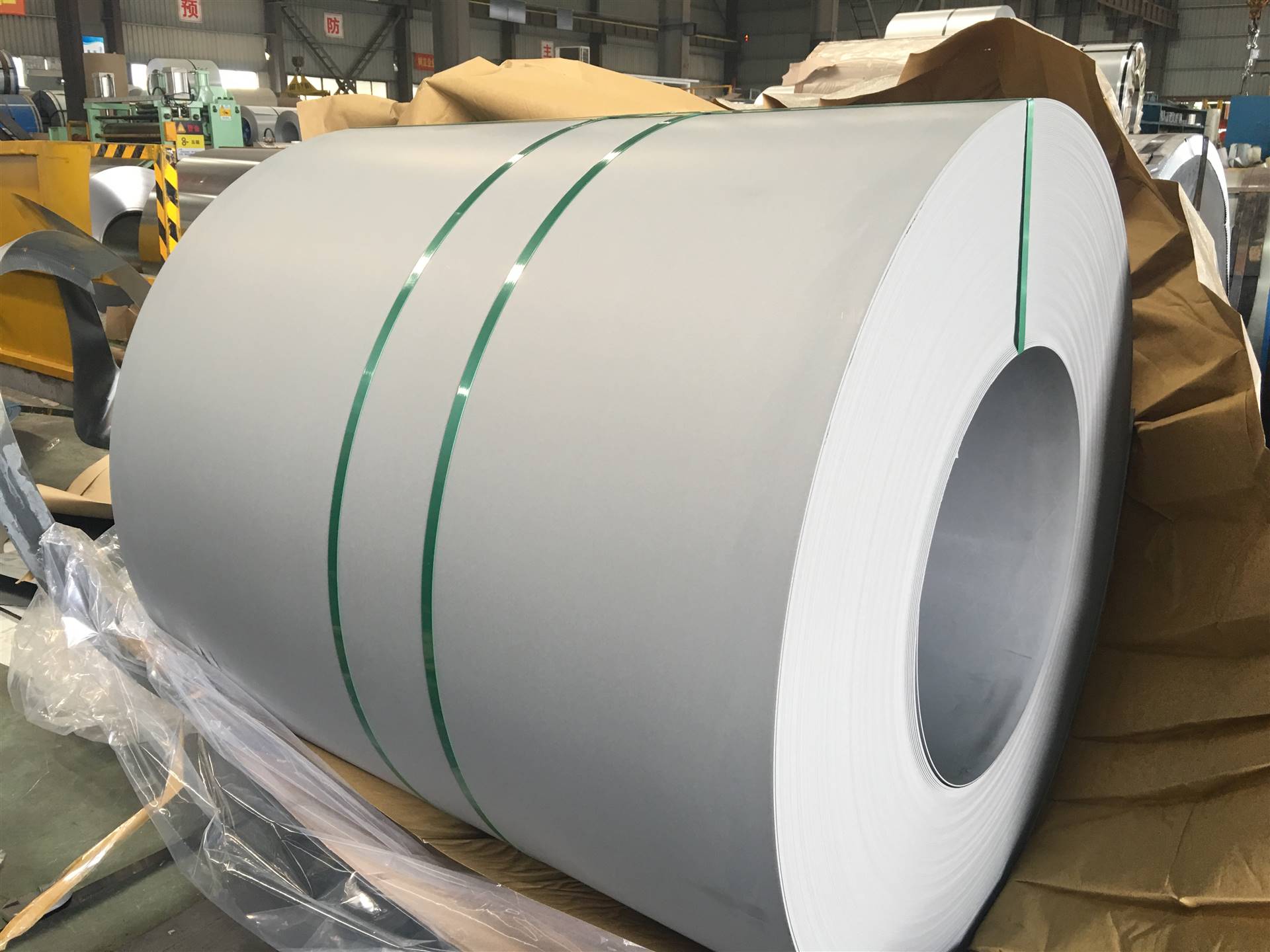 宝钢电镀锌卷 seccpc5 上海犇烁为客户加工现场