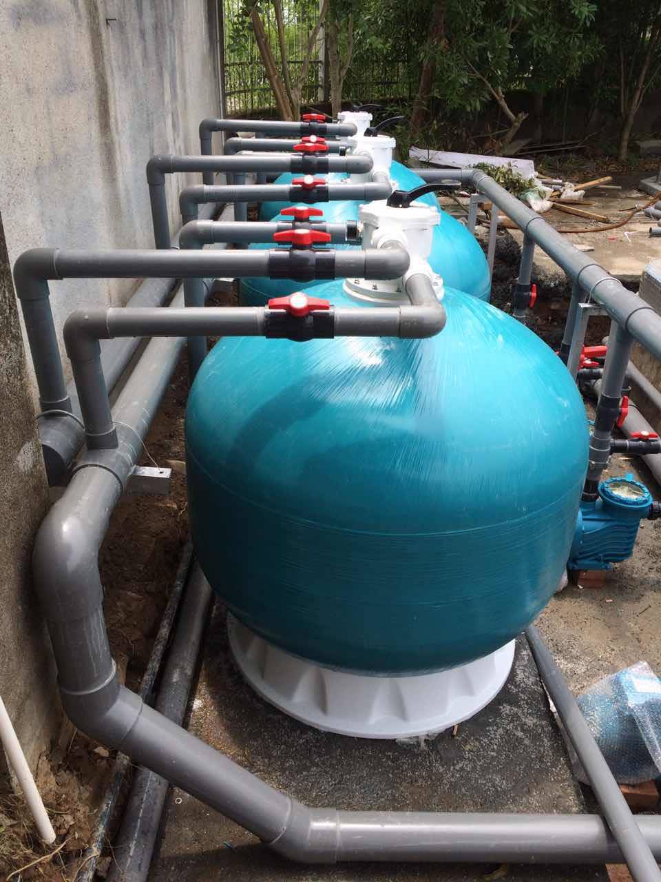 袋式過濾器 泳池景觀水處理設備/aqua愛克400-1400頂式高速過濾沙缸