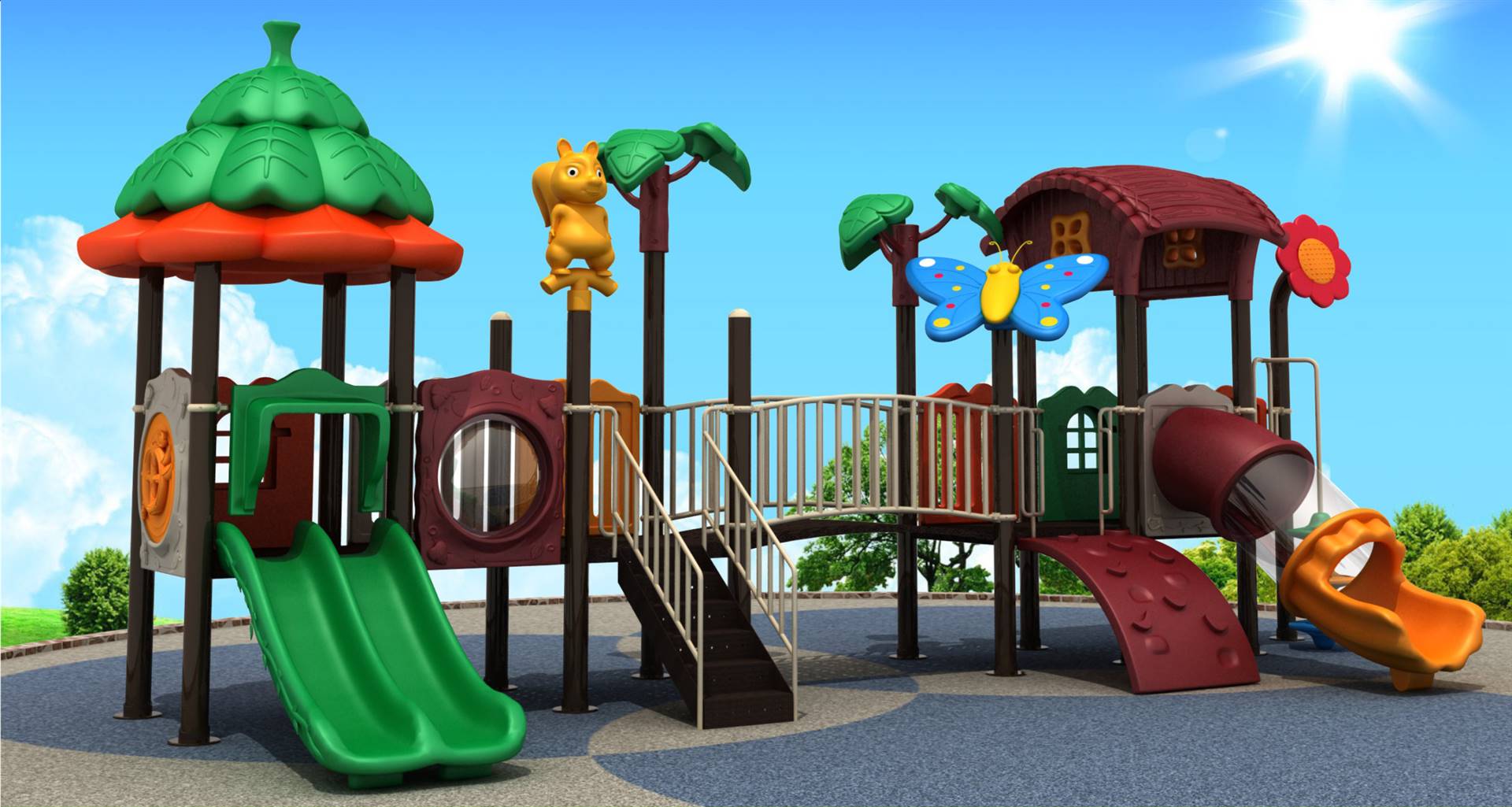 大型玩具教案滑梯