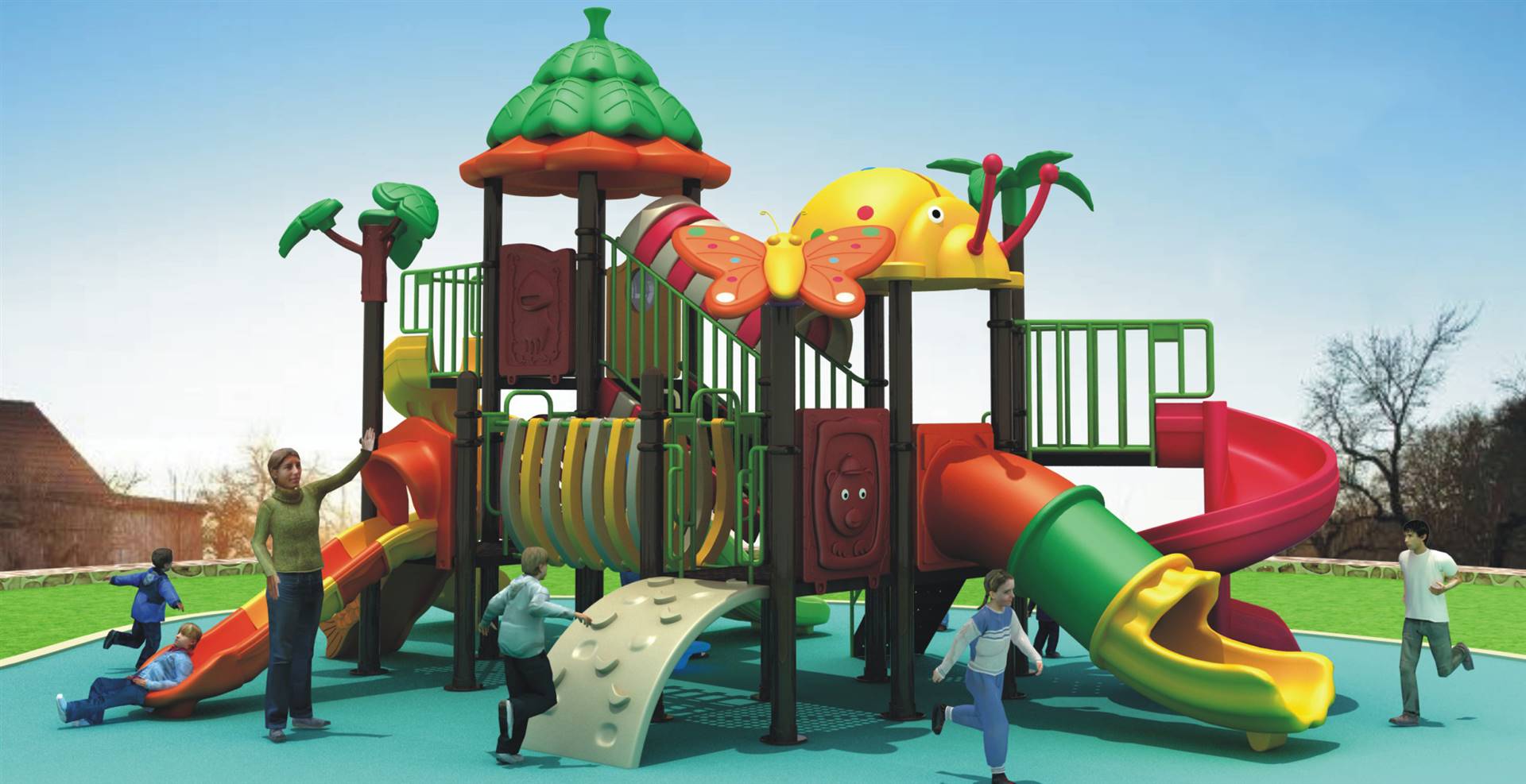 组合滑梯大型玩具