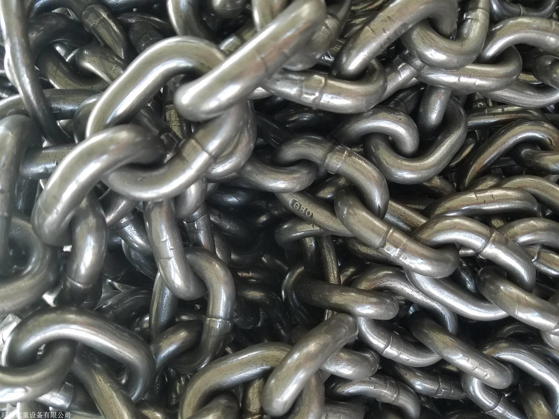 8mm圆环起重链条原色发黑镀锌链条厂家直销