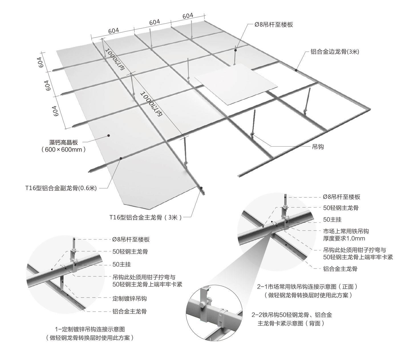 首頁 建材 隔斷與吊頂 其他吊頂材料 藻鈣高晶板,無醛無害無異味