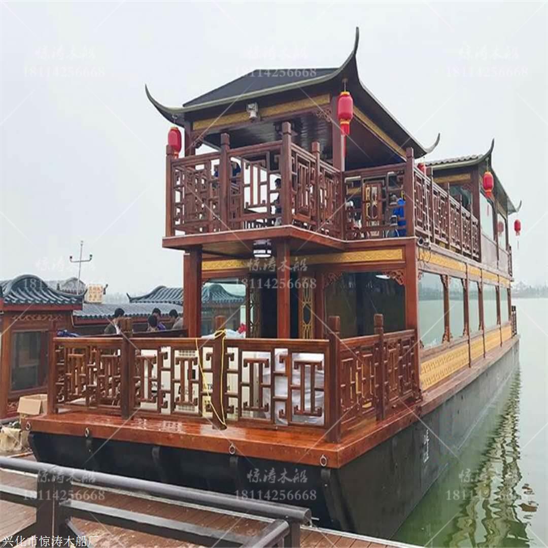 古代画舫船图片