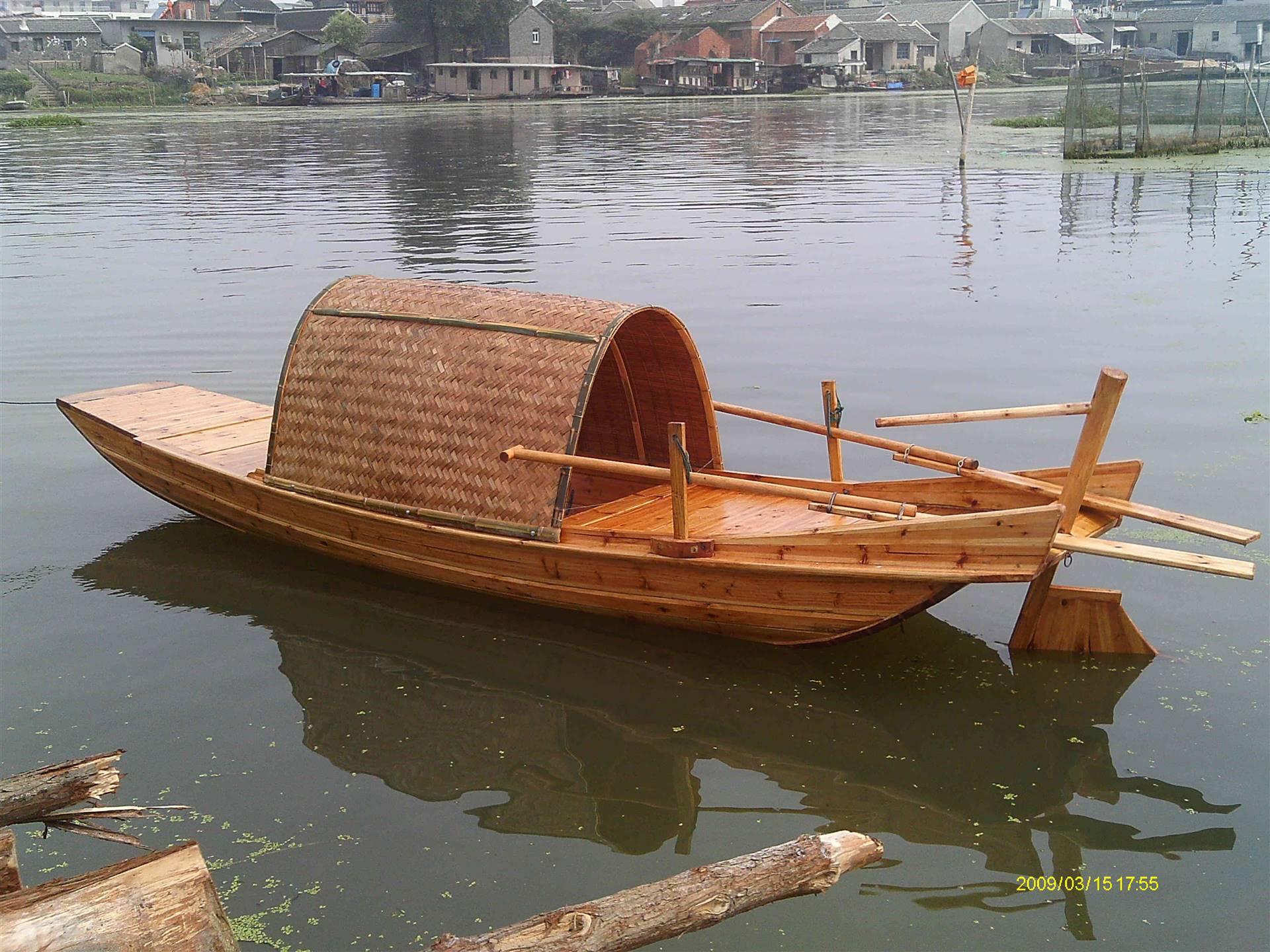 仿古乌篷船画舫船观光旅游船手划船酒店餐饮渔船