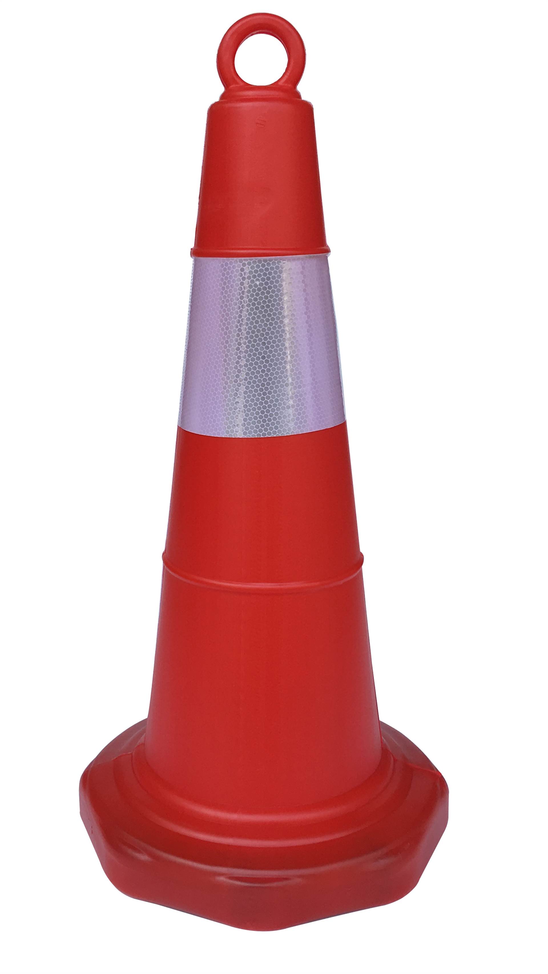 广东厂家供应粤盾交通提环圆形路锥反光锥路障