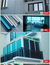建筑窗户玻璃施工贴膜隔热防晒防 