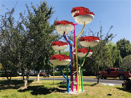 北京雲杉景觀 室外造型鐵藝花架