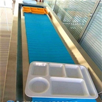 碗碟回收清洗输送系统 自动收餐流水线 餐盘收纳线 餐盘清洗线 