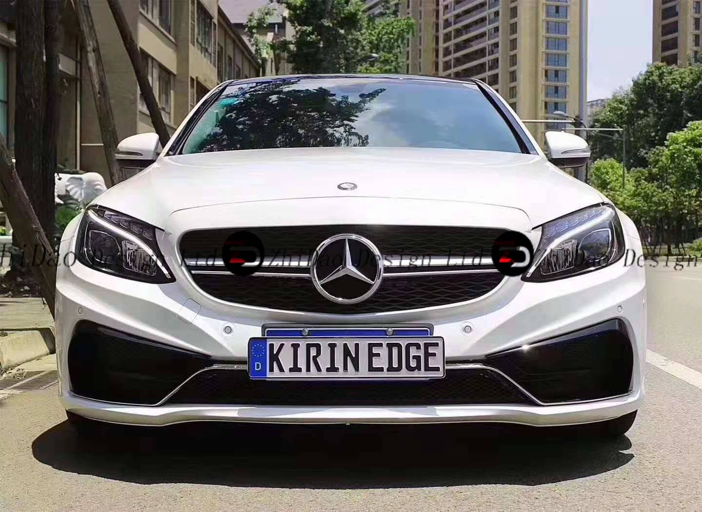 1517款奔驰c级w205改装carlsson大包围