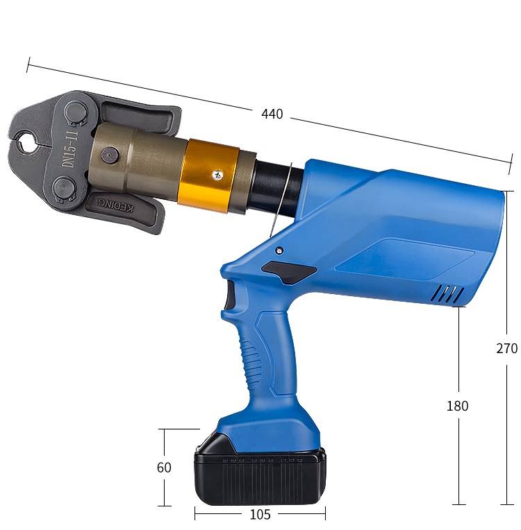 电动压管钳bz-1528毛细软管封口钳不锈钢卡压钳压线钳管压钳