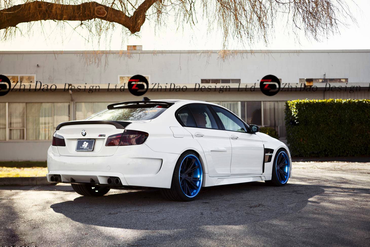 2011年宝马5f10f18系改装hamann刀锋战士5系f18改装前杠