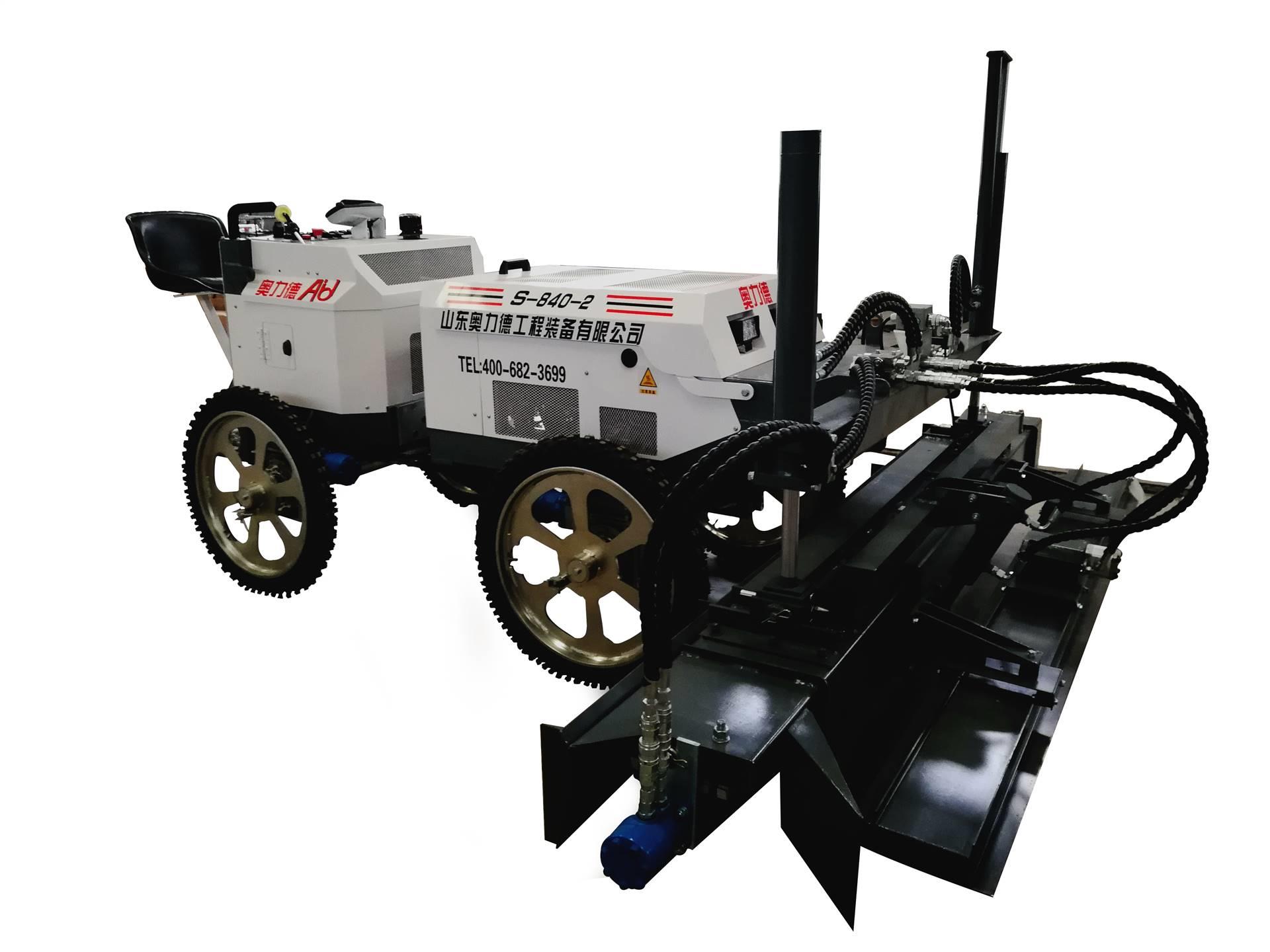 小型混凝土路面摊铺机座驾式s-840