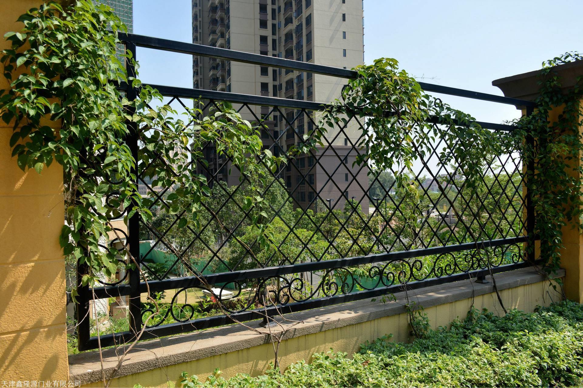 天津铁艺护栏安装天津定制别墅铁艺围栏厂家