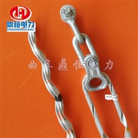 光缆耐张线夹 中间转角杆塔ADSS耐张金具安装介绍