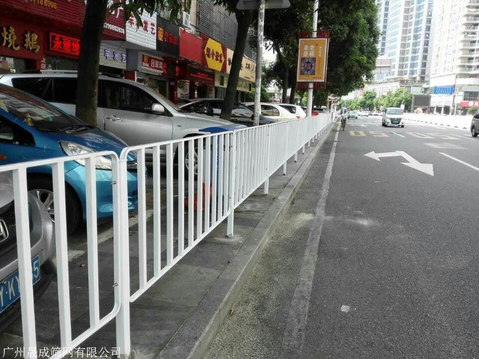 广州市政护栏厂萝岗人行道护栏定做价格京式护栏现货