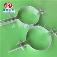 甘肃单长尾抱箍价格 各种规格ADSS光缆抱箍加工销售