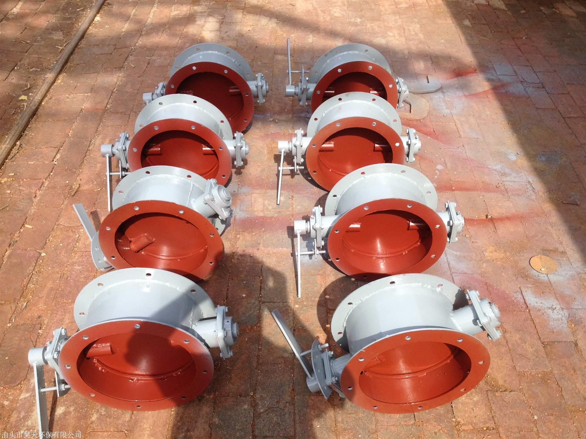 管道通风蝶阀手动法兰式定制电动蝶阀气动蝶阀不锈钢通风蝶阀