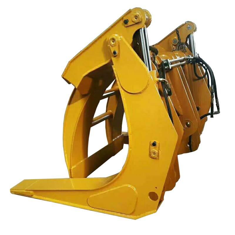 圆木夹子5吨装载机配夹木钳夹铁夹废料夹子50装载机配夹木叉