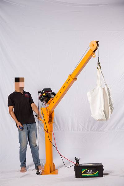 河北电瓶小型车载小吊机价格-汽车专用车载吊机