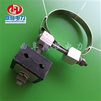 ADSS引下光缆金具杆用不锈钢带引下夹具厂家