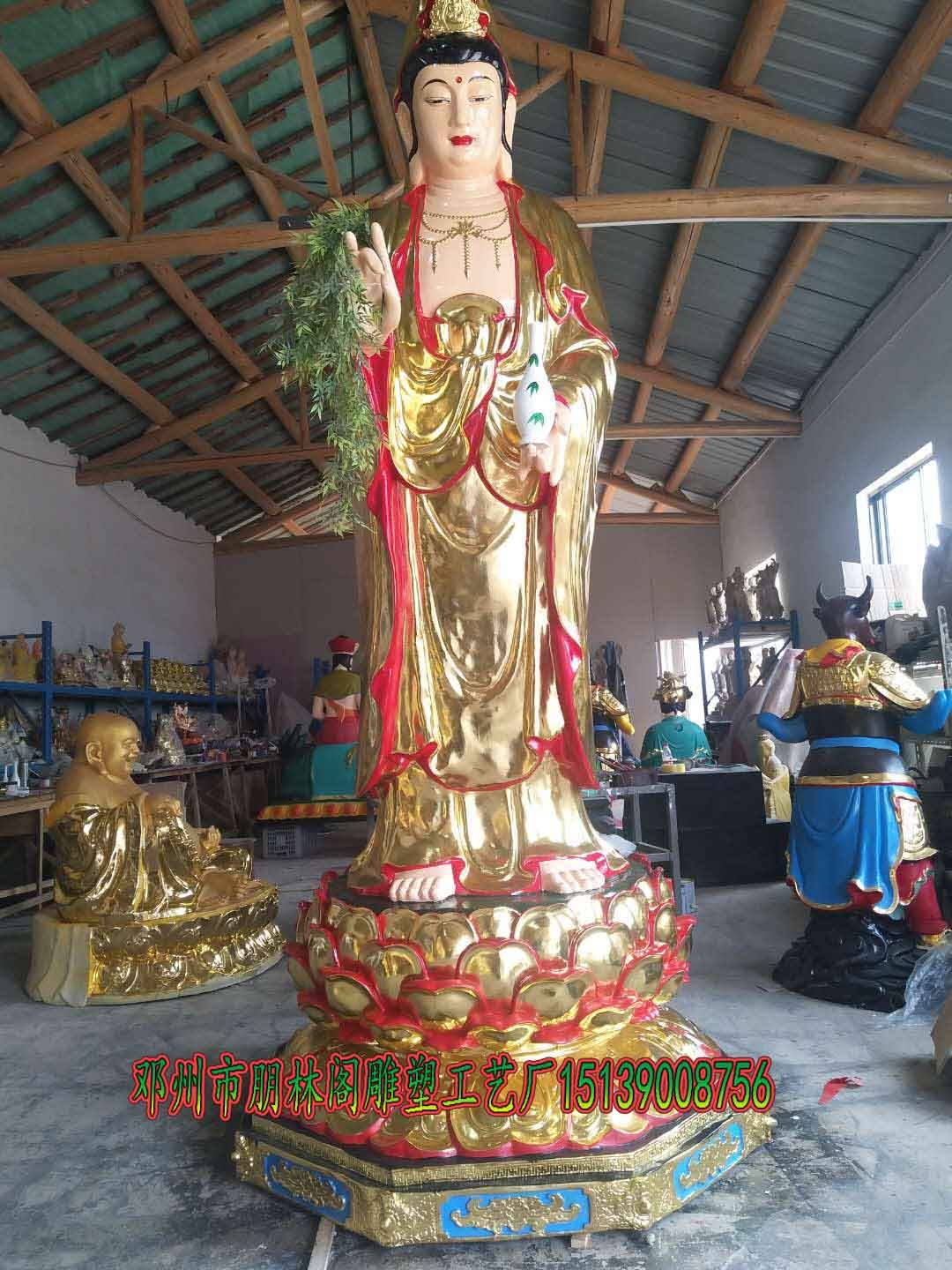 观音老母树脂佛像批发寺庙佛像加工