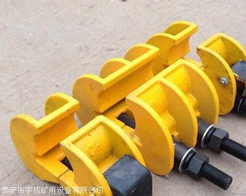 GWJ60Kg钢轨无孔夹紧装置  75kg钢轨夹紧装置安装