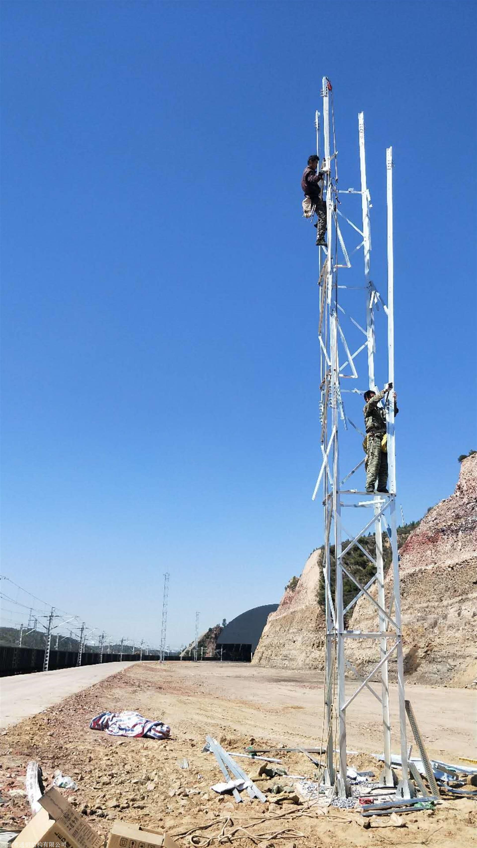 码头桥梁照明专用升降式投光灯塔