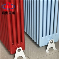 喷塑钢制柱式散热器定制 sqgz413钢四柱暖气片品牌