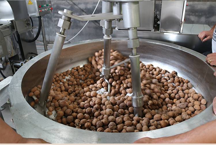 中药炒制500型中药炒药机电磁加热大型平底多爪炒药锅