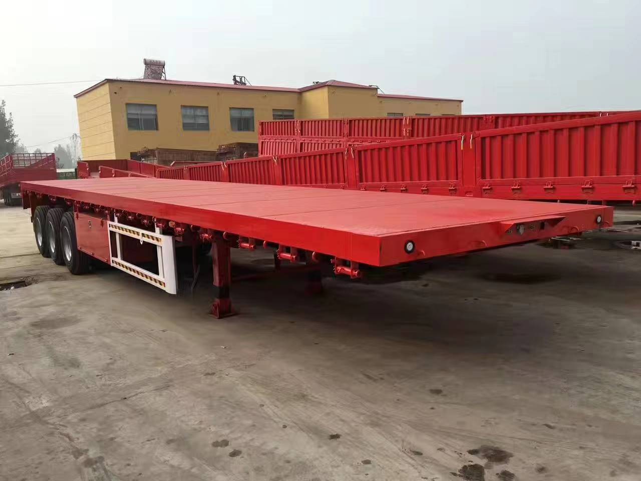 13米平板车,厂家直销定做,量大从优,13米标车,13米高低板车